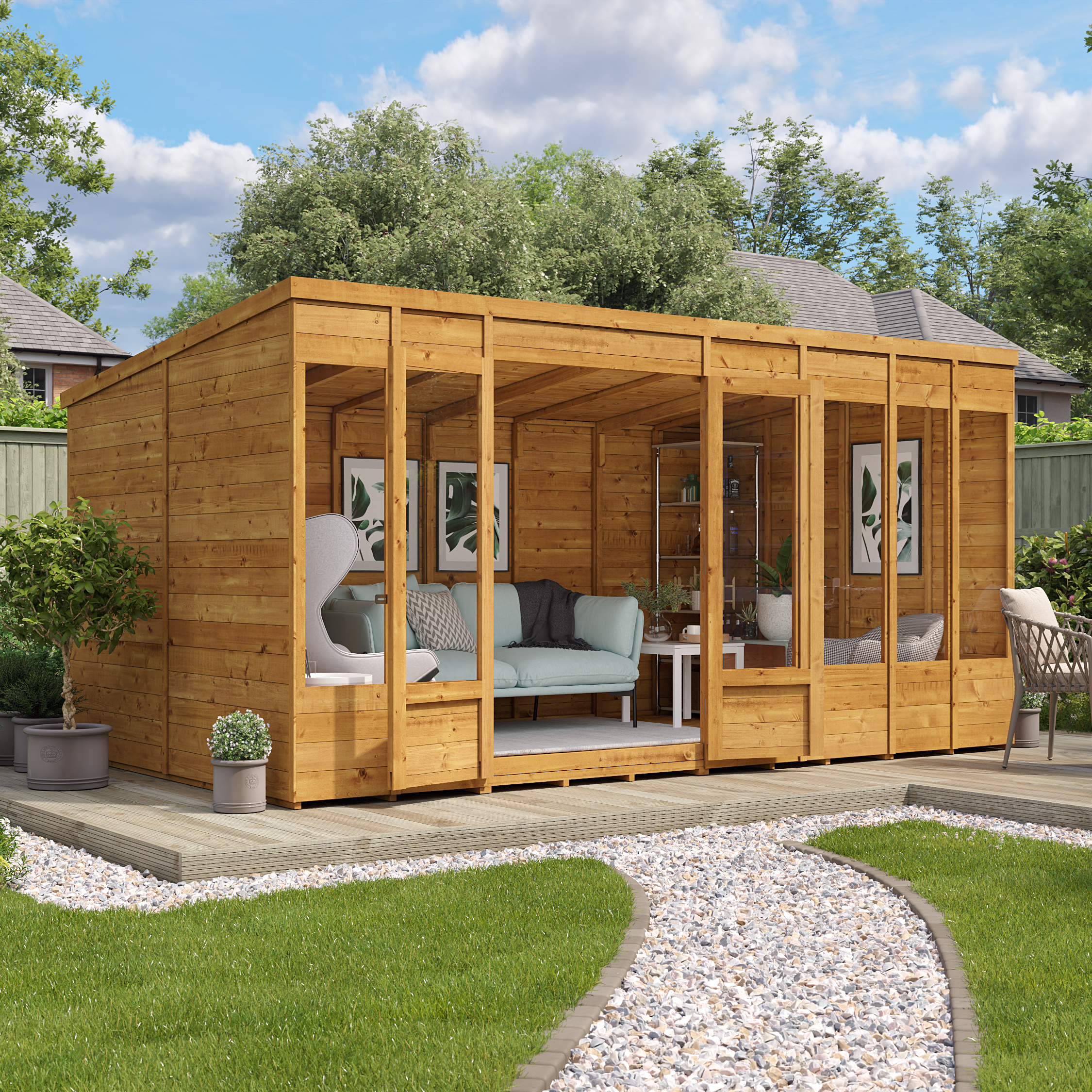 Click to view product details and reviews for Billyoh Bella Tongue And Groove Pent Summerhouse 14x8 Tg Pent Summerhouse.